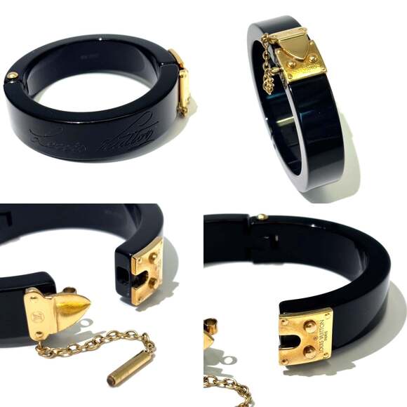 LOUIS VUITTON Black Bracelet